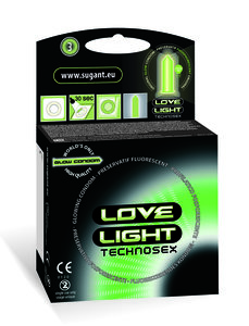 Love Light lichtgevende condooms glow-in-the-dark condooms